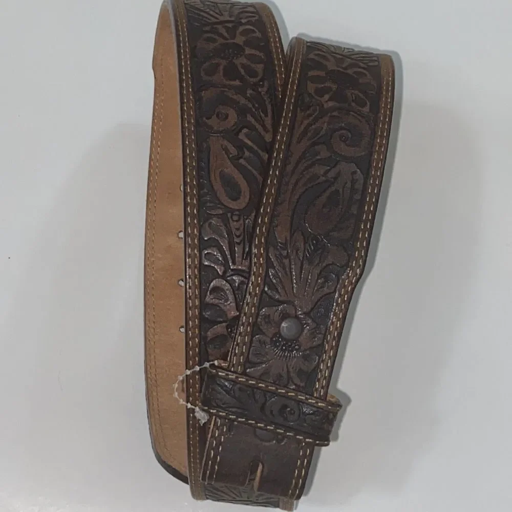 VTG, Justin Boots 1879 125 Years C11878 Handmade Original Men Belt Size 40